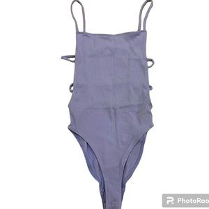 Out From Under/u Backless Ribbed Bodysuit